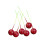 100 cerises rouges décoratives pour sapin de Noël 4