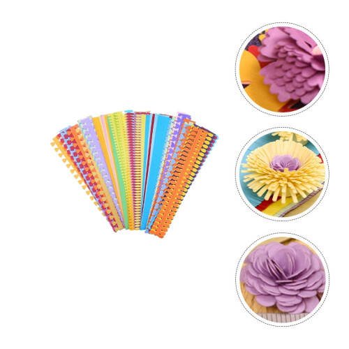 Λωρίδα τέχνης quilling60 τεμάχια πολύχρωμες λωρίδες λουλουδιών quilling από χαρτί για 1