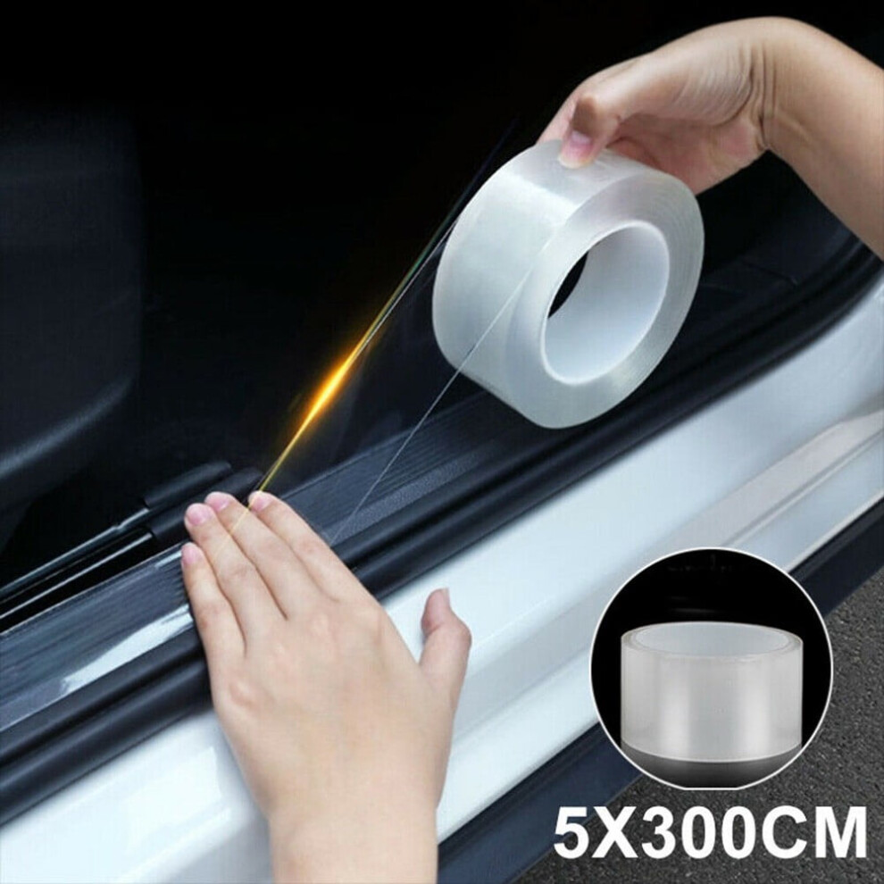 Protector Sill Scuff Cover Car Door Plate Sticker Bumper Body Anti Scratch Strip 9101399483892