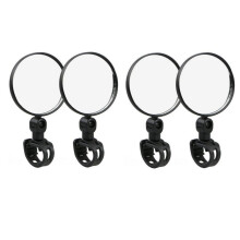 4Pcs Bike Rearview Mirror Set, 360 Rotatable Handlebar Cycling Mirrors