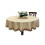 Round lace tablecloth embroidered jacquard 1 piece 2