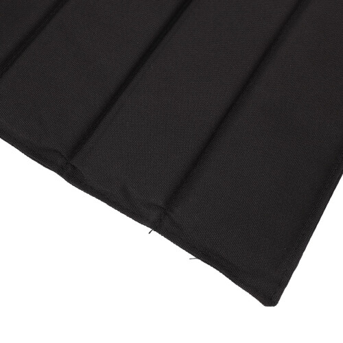 Black waterproof folding picnic mat 6-fold 1