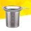 Fine Tea Strainer Coffee and Tea Filter Basket Silver 1Pack 1