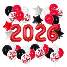 2026Noworoczne dekoracje: dekoracje, banery, chorągiewki, balony – kompatybilne z obchodami Nowego Roku