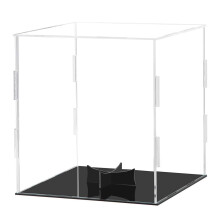 Basketball Display Case Clear Acrylics Basketball Holder Assemble Countertop Box for Dolls, Car Models, Souvenir