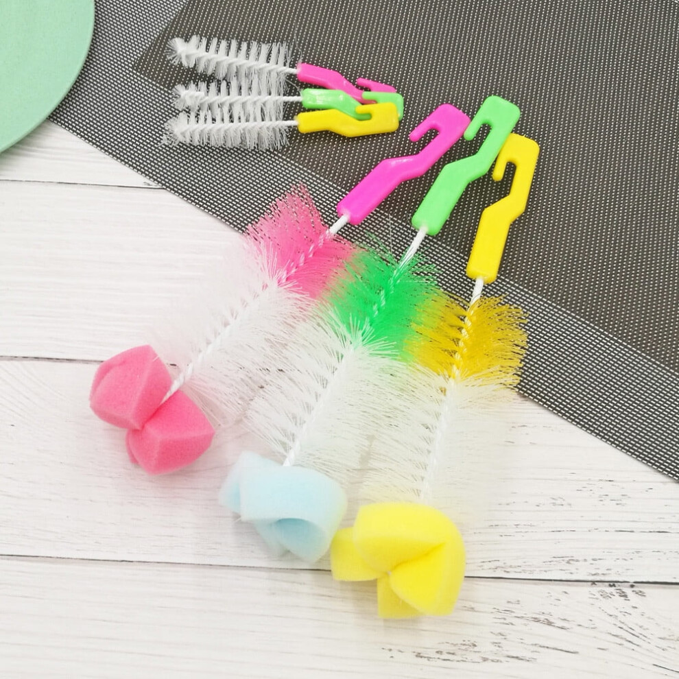 grout cleaning brush Bottle Cleaner Washing Teapot Glass Spout Cleaning Baby Tool Cup Brush Brush Kitchen，Dining & Bar 8PCS