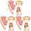 3Ensembles -Tête Oreilles Lion Coloré Et Queue 3