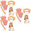 3Ensembles -Tête Oreilles Lion Coloré Et Queue 8