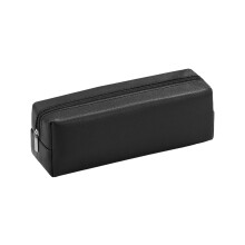 PU Leather Large Capacity Pencil Case – Portable Multifunctional Organizer for Office & Desktop, Modern Solid Color Design, Compatible with Standard
