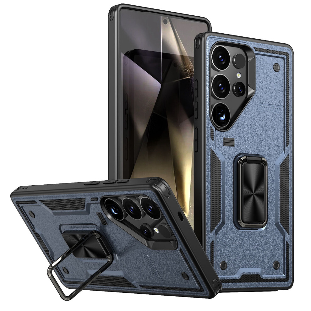 Shockproof Phone Case With Holder For Samsung Galaxy S25 Ultra/S25+/S24 Ultra/S24+/S24 Fe/S23 Ultra/S23+/S23 Fe/S22 Ultra/S22+ Â Compatible With 9085618938267