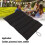 Black waterproof folding picnic mat 6-fold 7
