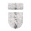 Spider Web Pattern Toilet Cover Set, Elastic Fit, 2-Piece 5