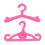 Pink Doll Clothes Hangers Set Plastic 20 Pieces 7