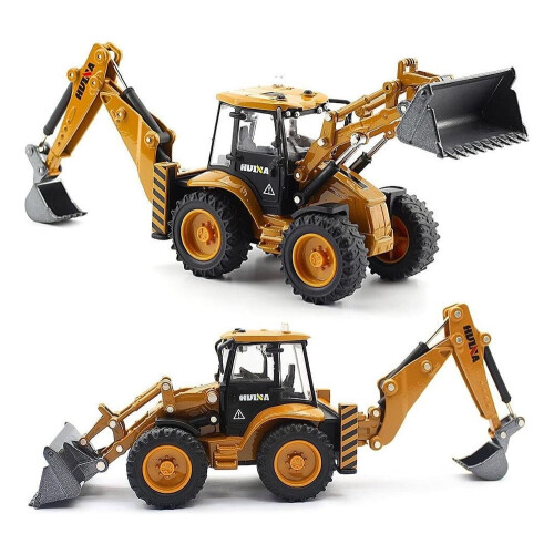 1/50 Diecast Backhoe Front Loader Truck 1