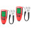 2St Digitale Lakdikte Meter Auto Coating Meetapparaat Rood ABS 5