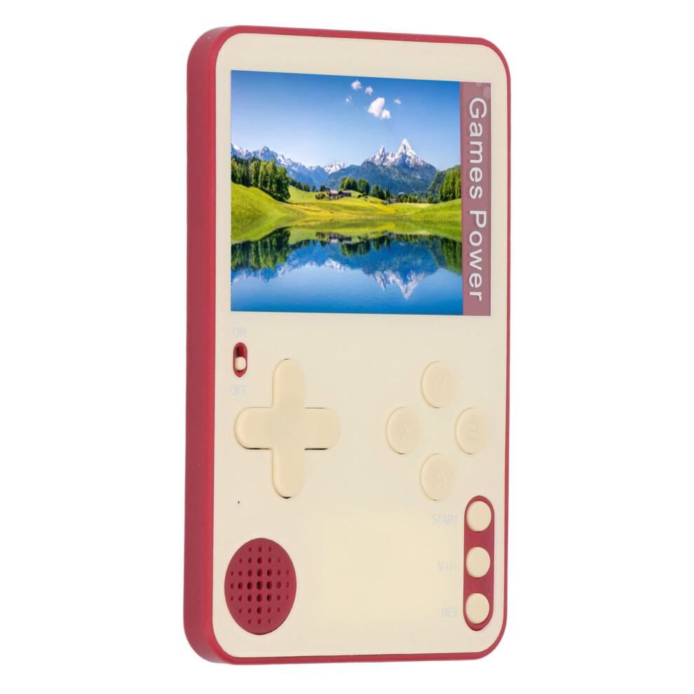 Portable Handheld Game Console 2.4" 300Mah Battery, 64X101mm Red 6931387611616