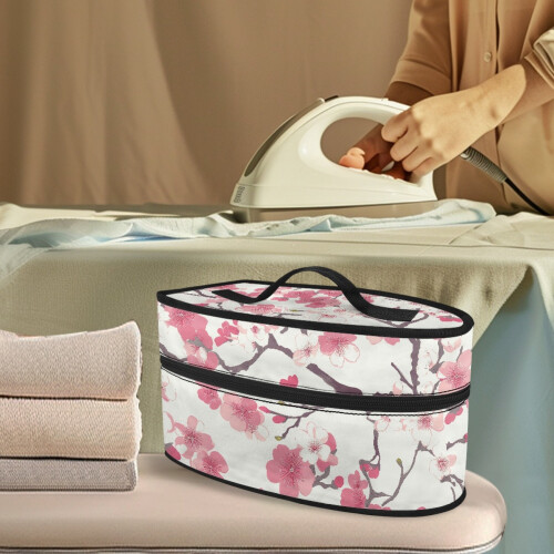 Cherry Blossom Iron Storage Case Polyester Most Iron Easy to Store and Carry, Case Only 1