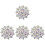 4Pièces Patches DIY Multicouleur Broches Pour Vêtements 4