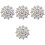 4Pièces Patches DIY Multicouleur Broches Pour Vêtements 5