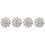 4Pièces Patches DIY Multicouleur Broches Pour Vêtements 6