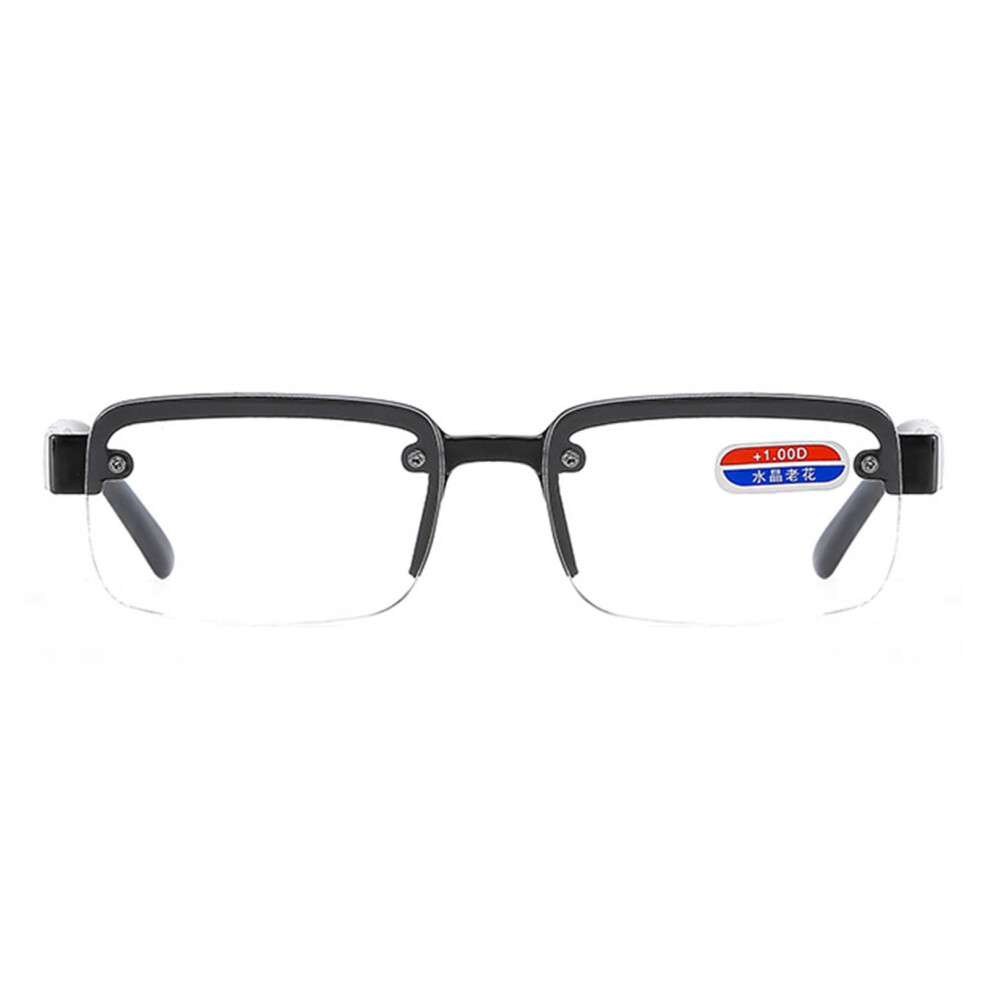Dachuang Beauty (Black Frame White Sheet, 350) Rimless Hd Reading Glasses