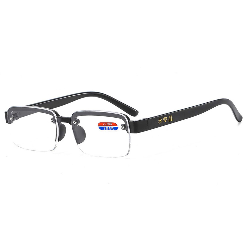 Dachuang Beauty Black/White ( Frame Sheet, 300) Rimless Hd Reading Glasses