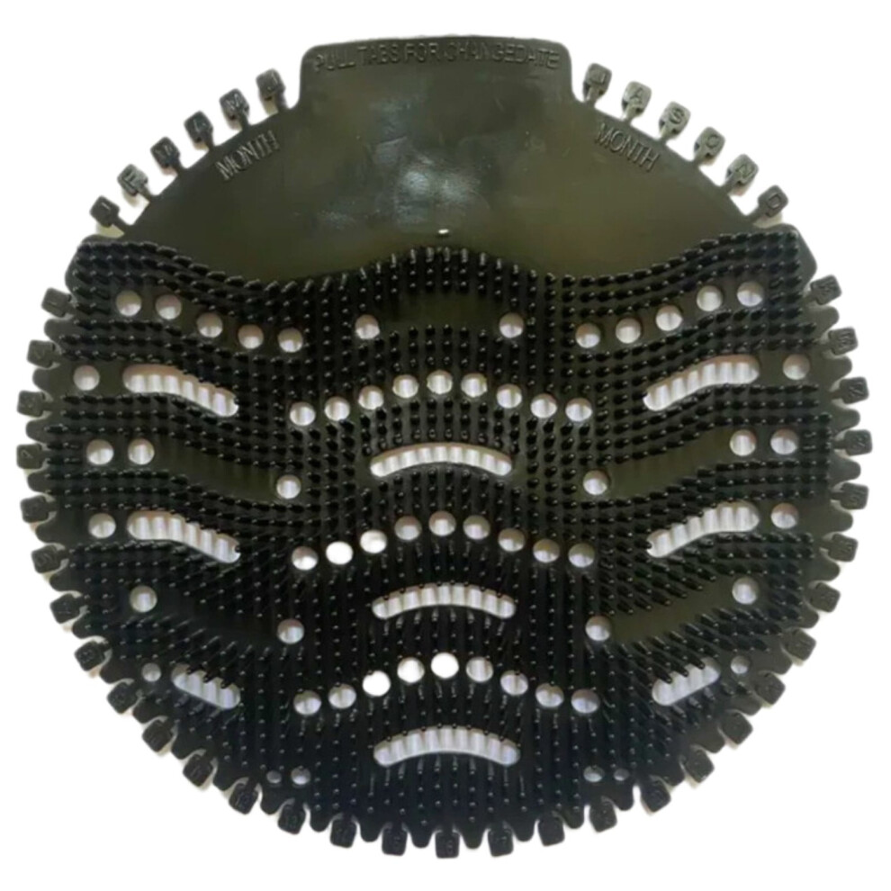 Urinal Screens With Deodorizer, Anti-Splash 3D Wave Pads For Men's Toilets Â Compatible With Standard Urinals 9362892435669