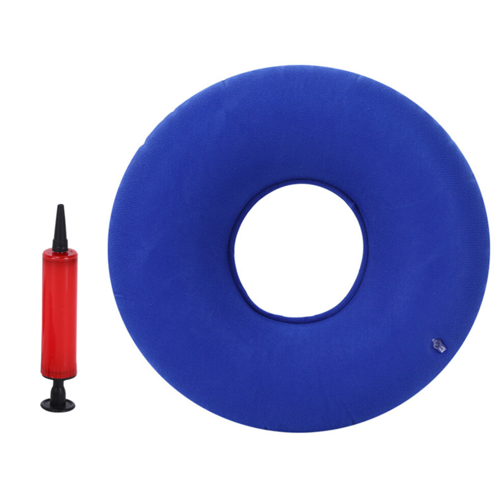 Dachuang Beauty Blue (Round Cushion ) Inflatable Hip Cushion For Hemorrhoids & Bed Sores