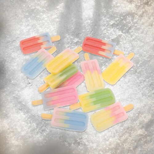 48Pièces Charms DIY Mini Glaces Résine Colorées Pour Téléphone 2