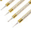 Set de pensule pentru unghii cu capete duble, pachet de 5 cu capac rezistent la praf 3