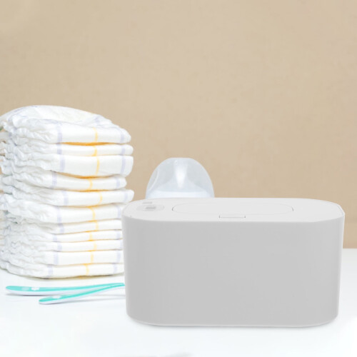 Wipe Warmer Car Wet Tissue Warmer White 1 Set 2