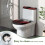 Palm Stilvoller WC-Sitzbezug-Satz, universell dehnbar 5