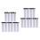 10Pièces Impression Sourcils Artificiels Bruns 4
