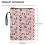 Pochette de protection pour livre en polyester lavable et léger, 8,66x 8