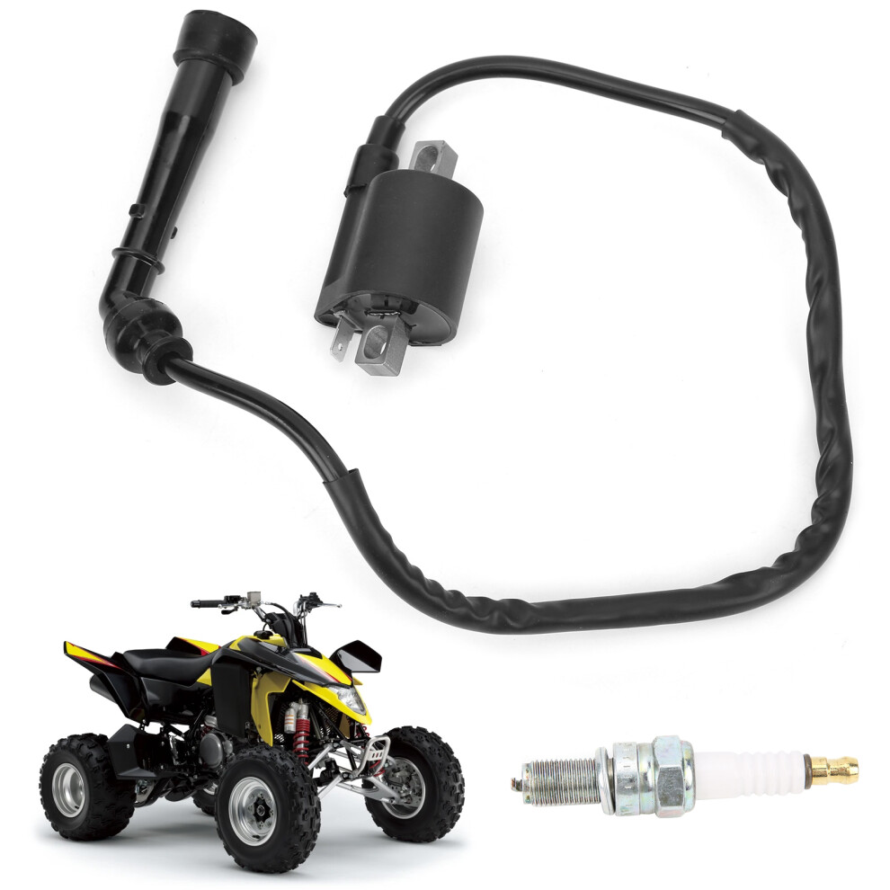 Atv Ignition Coil & Spark Plug Kit For Z400 Ltz400 2003-2013 7631387611751