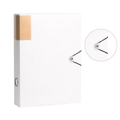 File Folder Organiser Storage File Box Archives Case Document Storage Box Elastic String Lock for School Office 2