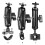 (Mirror Base) Motorcycle Handlebar Mount for GoPro Hero 5-9 1