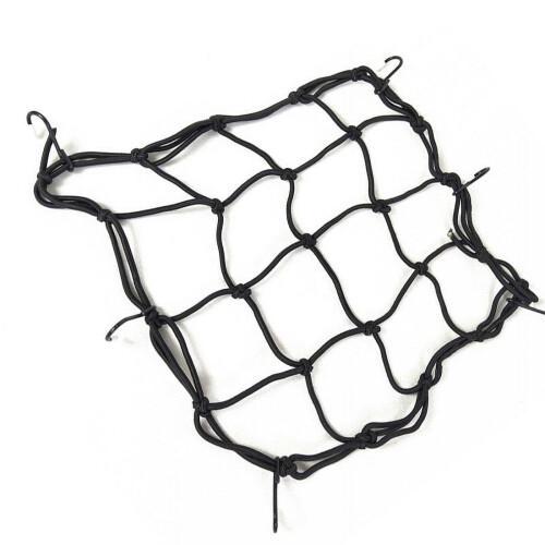 Motorcycle Fuel Tank Net Mesh 30x30 cm Black 1