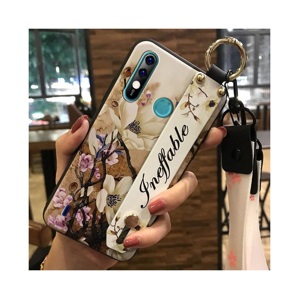 Itel A56/A56 Pro Phone Case Shockproof Flower Silicone With 9455834402123