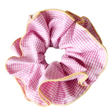 Elastice florale cu volane, stil coreean, strat dublu, pentru femei