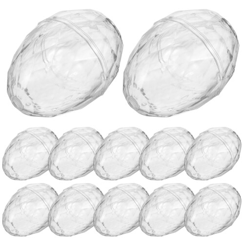 48Pièces Boîtes Œuf Remplissable Pour Pâques Décoration 2