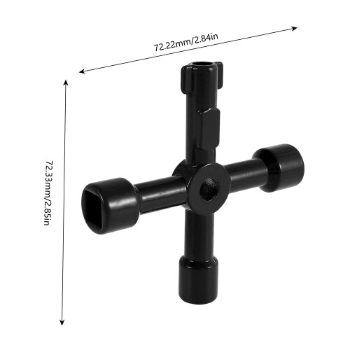 4-Way Utility Key for Electric and Gas Meter Cabinets 2