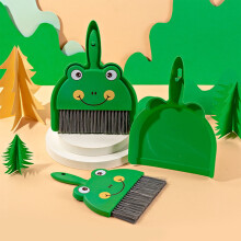 Frogs Besoms and Dustpan Set for Household Desktop Cleaning Desk Sweeping Garbage Shovel Pet Children's Mini Besoms