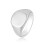 Herren Damen Edelstahl Quadratischer Siegelring Schlichter Ehering Statement-Ring Form E-Gold-9 4