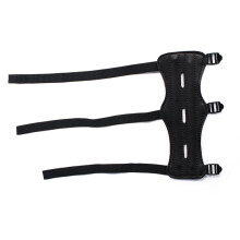 Archery Arm Guard Made of Durable Leather with 3 Adjustable Straps for Safe Protection