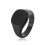 Herren Damen Edelstahl Quadratischer Siegelring Schlichter Ehering Statement-Ring Form E-Gold-9 5