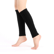 1 Pair Crochet Knit Leg Warmers for Women, Knee-High Winter Boot Socks – Compatible with Cold Weather
