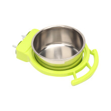 Stainless Steel Parrot Food Box with Suction Cup 1 Pack