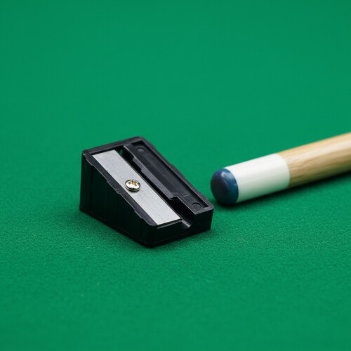(Black) Billiard Cue Tip Repair Tool - Pencil Sharpener Style 1