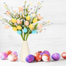 Easter Floral Stems Decorative Picks for Crafts and Wreaths